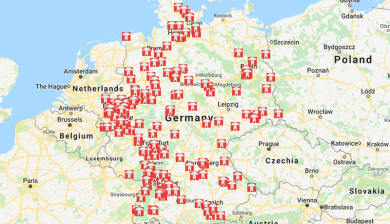 Service für Patienten: Karte zahnfreundlicher Zahnarztpraxen